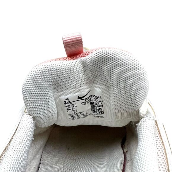 Nike Air Max 97 Womens Sneakers Low Top Lace Up Bleached Coral White‎ Size 7.5 - Picture 7 of 8